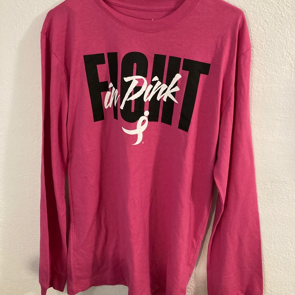 Susan B Komen Fight In Pink Long Sleeve T. L